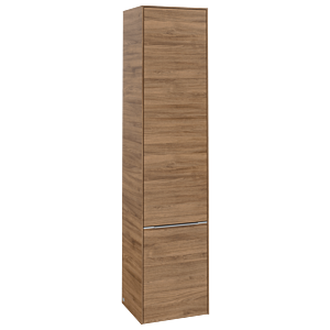 Villeroy und Boch Subway 3.0 Hochschrank C58600RH 40x171x36,2cm, Schanier links/Griff Aluminium glänzend, kansas oak