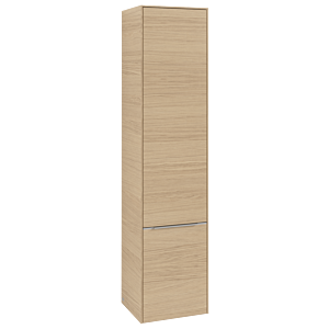 Villeroy et Boch Subway 3.0 C58600VJ 40x171x36,2cm, charnière gauche / poignée aluminium brillant, chêne nordique