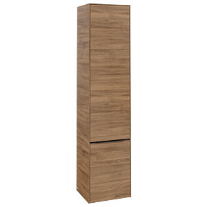Villeroy and Boch Subway 3.0 cabinet C58601RH 40x171x36.2cm, hinge left / handle Volcano black, kansas oak