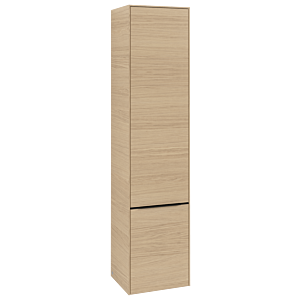 Villeroy and Boch Subway 3.0 cabinet C58601VJ 40x171x36.2cm, hinge left / handle Volcano black, nordic oak