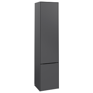 Villeroy et Boch Subway 3.0 C58601VR 40x171x36,2cm, charnière gauche / poignée noir volcan, graphite