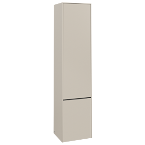Villeroy et Boch Subway 3.0 C58602VN 40x171x36,2cm, charnière gauche / poignée monochrome, gris cachemire
