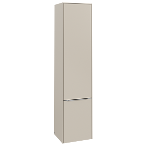 Villeroy and Boch Subway 3.0 cabinet C58700VN 40x171x36.2cm, hinge right / handle aluminum glossy, cashmere gray