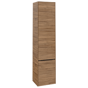 Villeroy and Boch Subway 3.0 cabinet C58701RH 40x171x36.2cm, hinge right / handle Volcano black, kansas oak