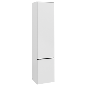 Villeroy und Boch Subway 3.0 Hochschrank C58701VF 40x171x36,2cm, Schanier rechts/Griff Volcano black, pure white
