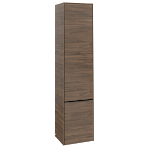 Villeroy et Boch Subway 3.0 C58701VH 40x171x36,2cm, charnière à droite / poignée Volcano black, arizona oak
