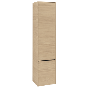 Villeroy and Boch Subway 3.0 cabinet C58701VJ 40x171x36.2cm, hinge right / handle Volcano black, nordic oak