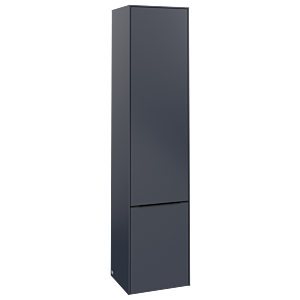 Villeroy et Boch Subway 3.0 C58701VQ 40x171x36,2cm, charnière à droite / poignée noir volcan, bleu marine