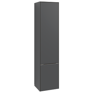 Villeroy und Boch Subway 3.0 Hochschrank C58702VR 40x171x36,2cm, Schanier rechts/Griff monochrom, graphite