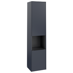 Villeroy et Boch Subway 3.0 C58801VQ 40x171x36,2cm, charnière gauche / poignée noir volcan, bleu marine
