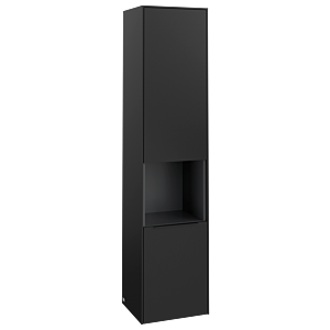 Villeroy und Boch Subway 3.0 Hochschrank C58901VL 40x171x36,2cm, Schanier rechts/Griff Volcano black, volcano black