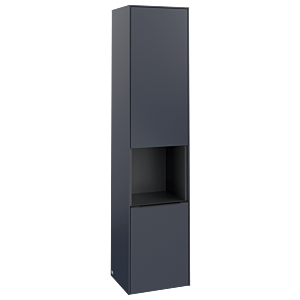 Villeroy et Boch Subway 3.0 C58901VQ 40x171x36,2cm, charnière à droite / poignée noir volcan, bleu marine