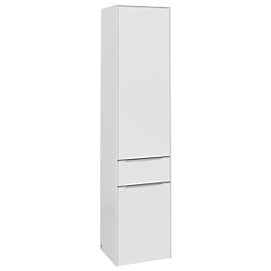 Villeroy and Boch Subway 3.0 cabinet C59000VE 40x171x36.2cm, hinge left / handle aluminum glossy, brilliant white