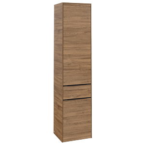 Villeroy and Boch Subway 3.0 cabinet C59001RH 40x171x36.2cm, hinge left / handle Volcano black, kansas oak