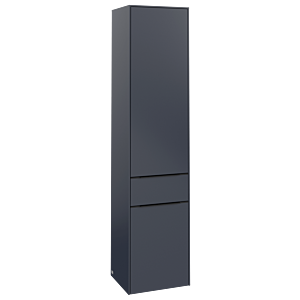 Villeroy et Boch Subway 3.0 C59001VQ 40x171x36,2cm, charnière gauche / poignée noir volcan, bleu marine