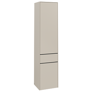 Villeroy et Boch Subway 3.0 C59002VN 40x171x36,2cm, charnière gauche / poignée monochrome, gris cachemire