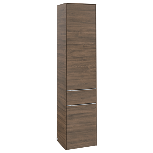 Villeroy und Boch Subway 3.0 Hochschrank C59100VH 40x171x36,2cm, Schanier rechts/Griff Aluminium glänzend, arizona oak