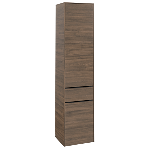 Villeroy et Boch Subway 3.0 C59101VH 40x171x36,2cm, charnière à droite / poignée Volcano black, arizona oak