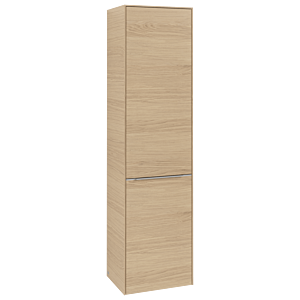 Villeroy und Boch Subway 3.0 Hochschrank C59200VJ 40x171x36,2cm, Schanier links/Griff Aluminium glänzend, nordic oak