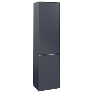 Villeroy et Boch Subway 3.0 C59200VQ 40x171x36,2cm, charnière gauche / poignée aluminium brillant, bleu marine