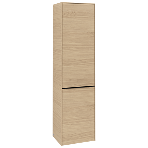 Villeroy und Boch Subway 3.0 Hochschrank C59201VJ 40x171x36,2cm, Schanier links/Griff Volcano black, nordic oak
