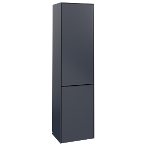 Villeroy and Boch Subway 3.0 cabinet C59201VQ 40x171x36.2cm, hinge left / handle Volcano black, marine blue