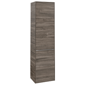 Villeroy und Boch Subway 3.0 Hochschrank C59300RK 40x171x36,2cm, Schanier rechts/Griff Aluminium glänzend, stone oak