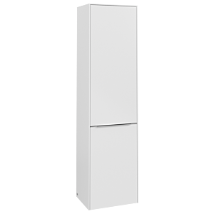 Villeroy et Boch Subway 3.0 C59300VF 40x171x36,2cm, charnière à droite / poignée aluminium brillant, blanc pur