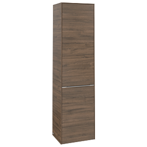 Villeroy und Boch Subway 3.0 Hochschrank C59300VH 40x171x36,2cm, Schanier rechts/Griff Aluminium glänzend, arizona oak