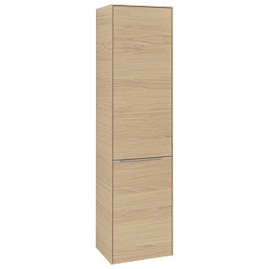 Villeroy und Boch Subway 3.0 Hochschrank C59300VJ 40x171x36,2cm, Schanier rechts/Griff Aluminium glänzend, nordic oak