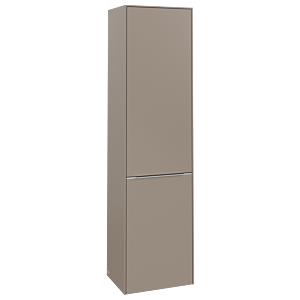 Villeroy und Boch Subway 3.0 Hochschrank C59300VM 40x171x36,2cm, Schanier rechts/Griff Aluminium glänzend, taupe