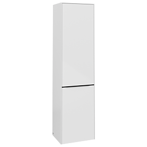 Villeroy and Boch Subway 3.0 cabinet C59301VE 40x171x36.2cm, hinge right / handle Volcano black, brilliant white