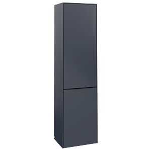 Villeroy et Boch Subway 3.0 C59301VQ 40x171x36,2cm, charnière à droite / poignée noir volcan, bleu marine