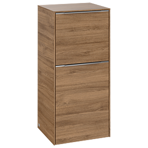 Villeroy und Boch Subway 3.0 Seitenschrank C59400RH 40x86x36,2cm, Schanier links/Griff Aluminium glänzend, kansas oak