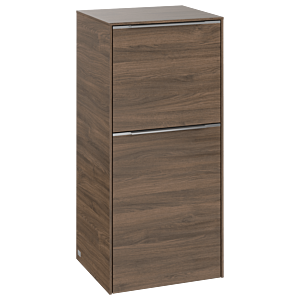 Villeroy et Boch Subway 3.0 armoire latérale C59400VH 40x86x36,2cm, charnière gauche / poignée aluminium brillant, chêne arizona
