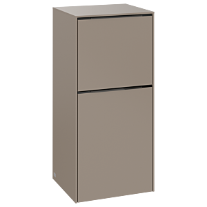 Villeroy et Boch Subway 3.0 armoire latérale C59402VM 40x86x36,2cm, charnière gauche / poignée monochrome, taupe