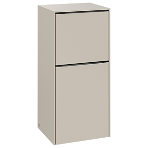 Villeroy et Boch Subway 3.0 armoire latérale C59402VN 40x86x36,2cm, charnière gauche / poignée monochrome, gris cachemire