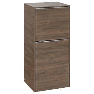 Villeroy und Boch Subway 3.0 Seitenschrank C59500VH 40x86x36,2cm, Schanier rechts/Griff Aluminium glänzend, arizona oak