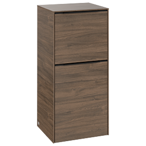 Villeroy et Boch Subway 3.0 armoire latérale C59501VH 40x86x36,2cm, charnière à droite / poignée Volcano black, arizona oak