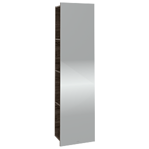 Villeroy et Boch Subway 3.0 étagère miroir C59600RK 45x170x30cm, avec étagère à gauche, chêne pierre