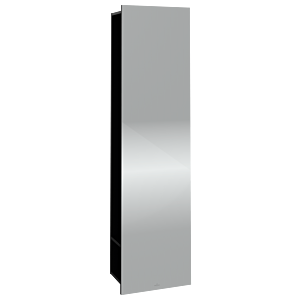 Villeroy and Boch Subway 3.0 mirror shelf C59700VL 45x170x30cm, with shelf on the right, volcano black