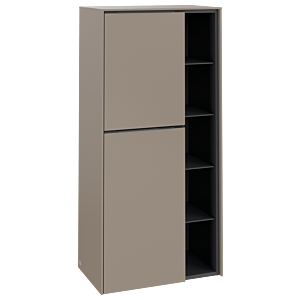 Villeroy and Boch Subway 3.0 center cabinet C59802VM 57.4x120x36.2cm, hinge left / handle monochrome, taupe