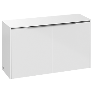 Villeroy et Boch Subway 3.0 buffet C60000VE 80,5x42,3x25,6cm, poignée aluminium brillant, blanc brillant