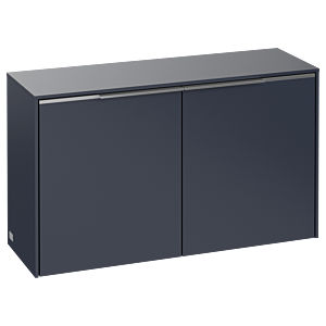 Villeroy et Boch Subway 3.0 buffet C60000VQ 80,5x42,3x25,6cm, poignée aluminium brillant, bleu marine