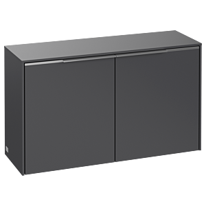 Villeroy et Boch Subway 3.0 buffet C60000VR 80,5x42,3x25,6cm, poignée aluminium brillant, graphite