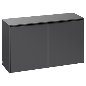 Villeroy et Boch Subway 3.0 buffet C60001VR 80,5x42,3x25,6cm, poignée noir volcan, graphite