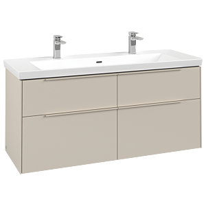 Subway 3.0 Villeroy et Boch vasque C60202VN 127,2x57,6x47,8cm, sans LED / poignée monochrome, gris cachemire