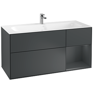 Villeroy et Boch Finion Villeroy et Boch F070HGHG 119,6x59,1cm, étagère à droite Midnight Blue Matt Lacquer , Midnight Blue Matt Lacquer