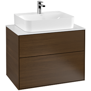 Villeroy & Boch Finion Unterschrank F09100GN 80x60,3x50,1cm, Walnut Veneer