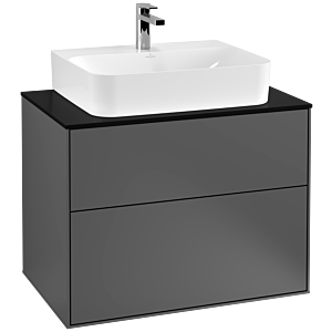 Villeroy & Boch Finion Unterschrank F09200GK 80x60,3x50,1cm, Anthracite Matt